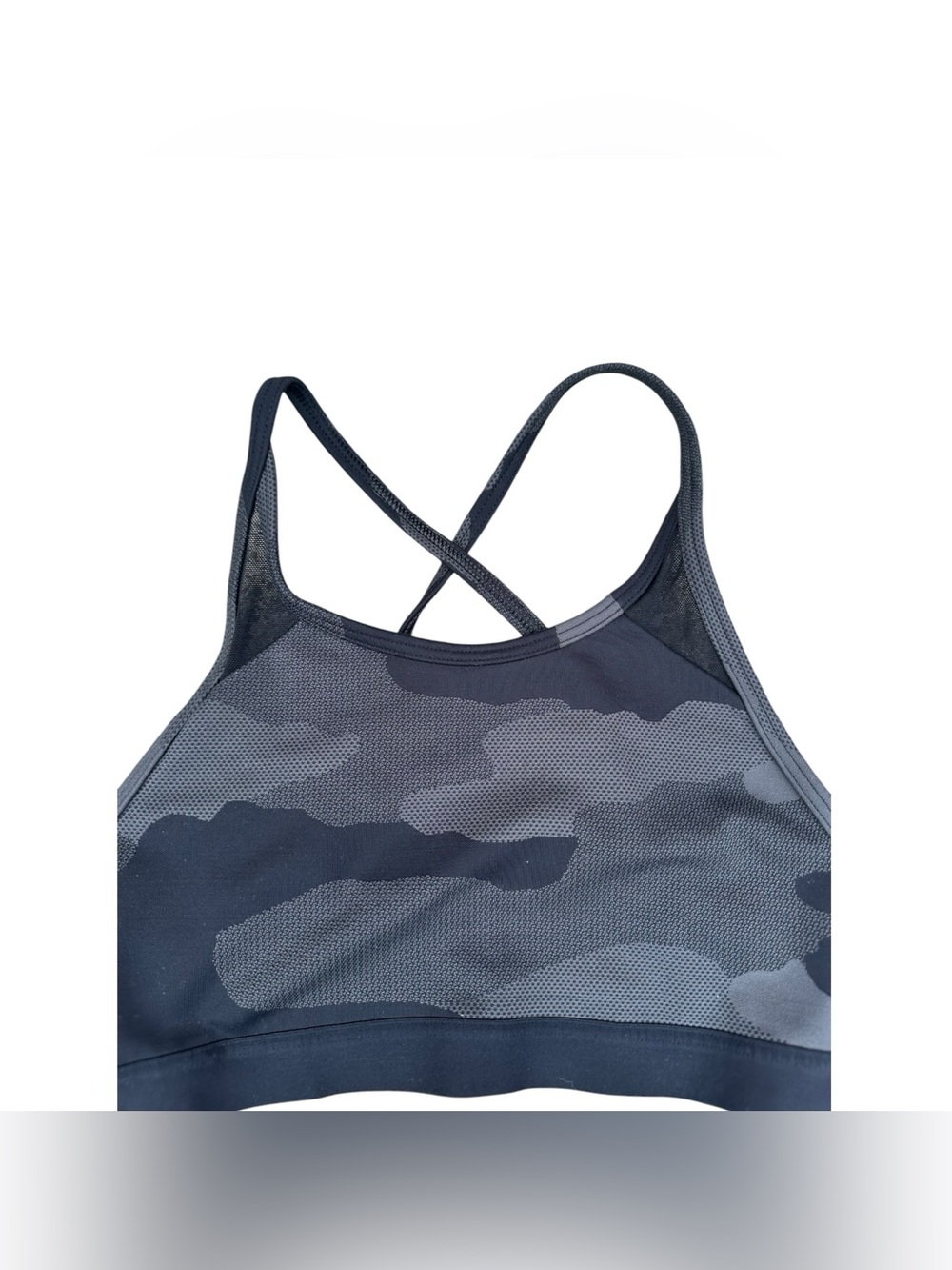 Aerie Black Camo Sports Bra Size Small – Strappy Back